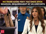 Image for Kristi Noem ends mandatory shoe removal at airport screening